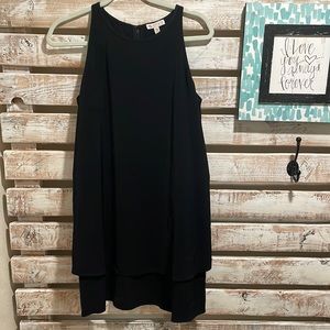 Lila Rose Size 6 Black Slip Dress